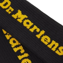 Skarpety Dr. Martens SOCKS VERTICAL LOGO ORGANIC Black AD075001