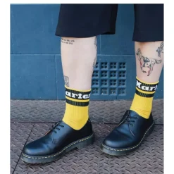 Skarpety Dr. Martens SOCKS ATHLETIC LOGO Organic Cotton Blend Yellow AC681700