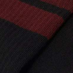Skarpety Dr. Martens SOCKS ATHLETIC LOGO ORGANIC Black Cherry AC681004