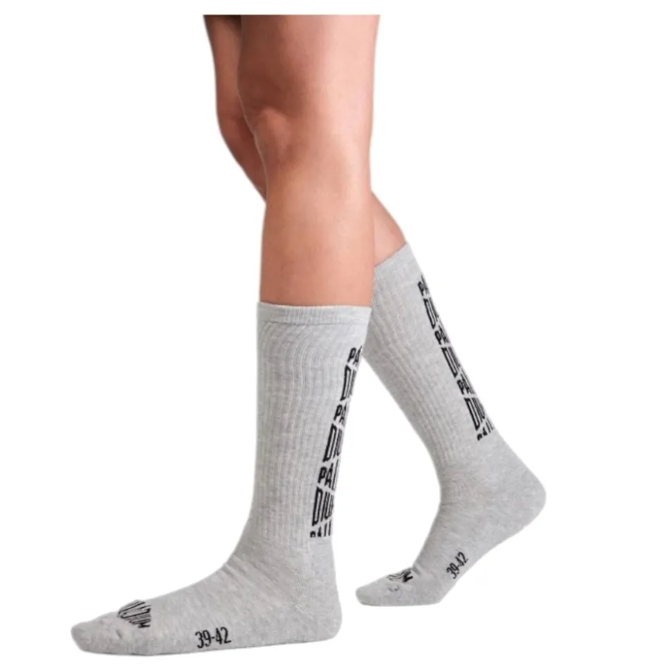 Skarpety Palladium JACQUARD MID SOCKS 2 Heather Grey SX7385-034