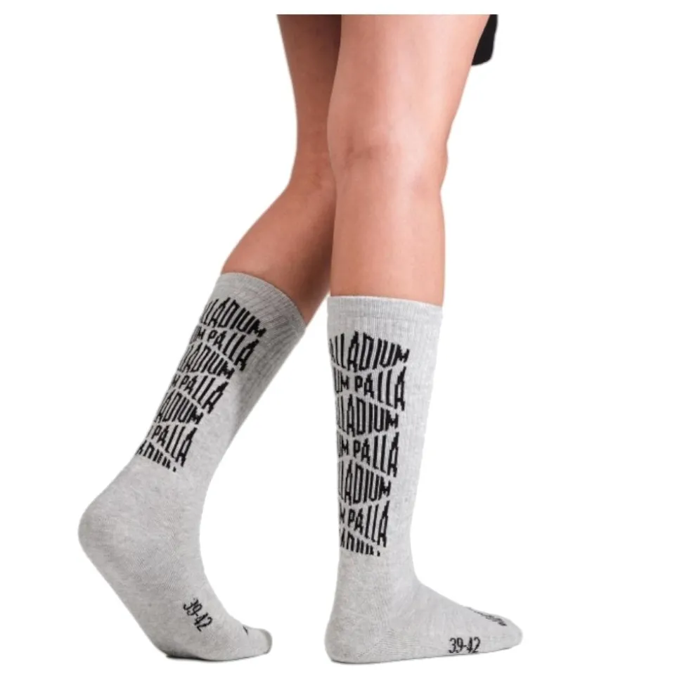 Skarpety Palladium JACQUARD MID SOCKS 2 Heather Grey SX7385-034