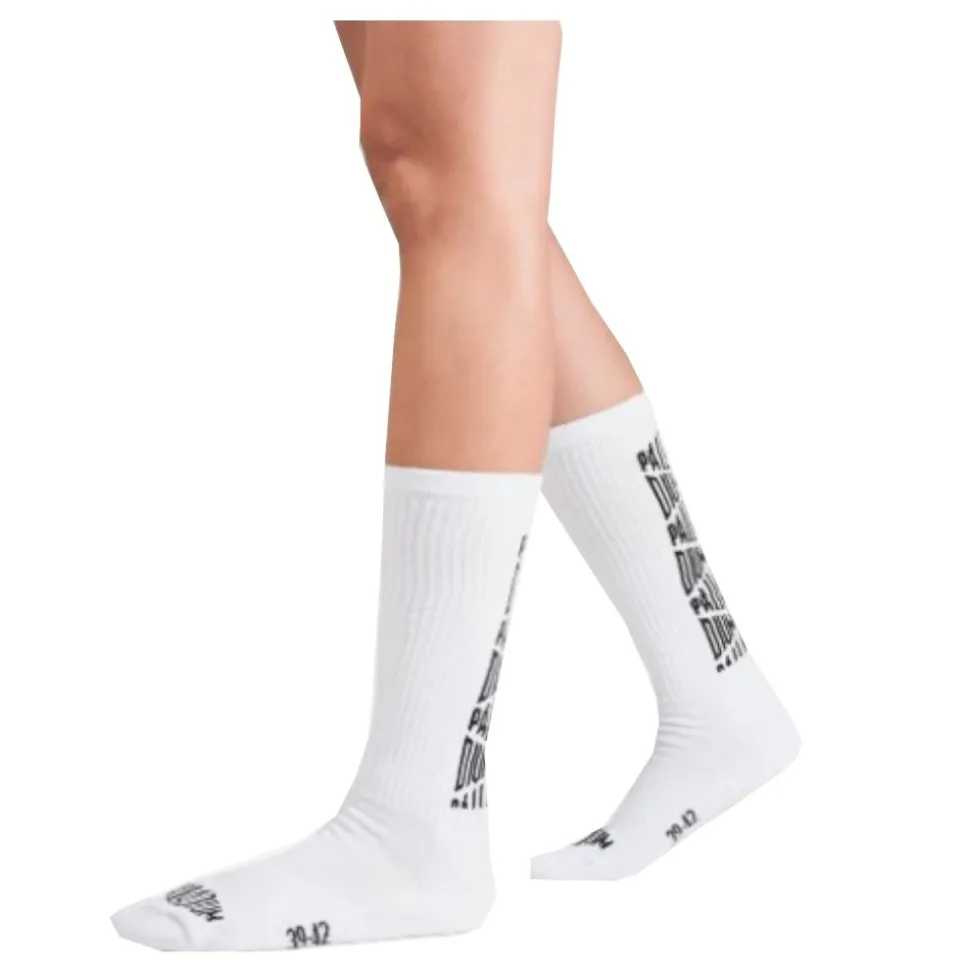 Skarpety Palladium JACQUARD MID SOCKS 2 White SX7385-100