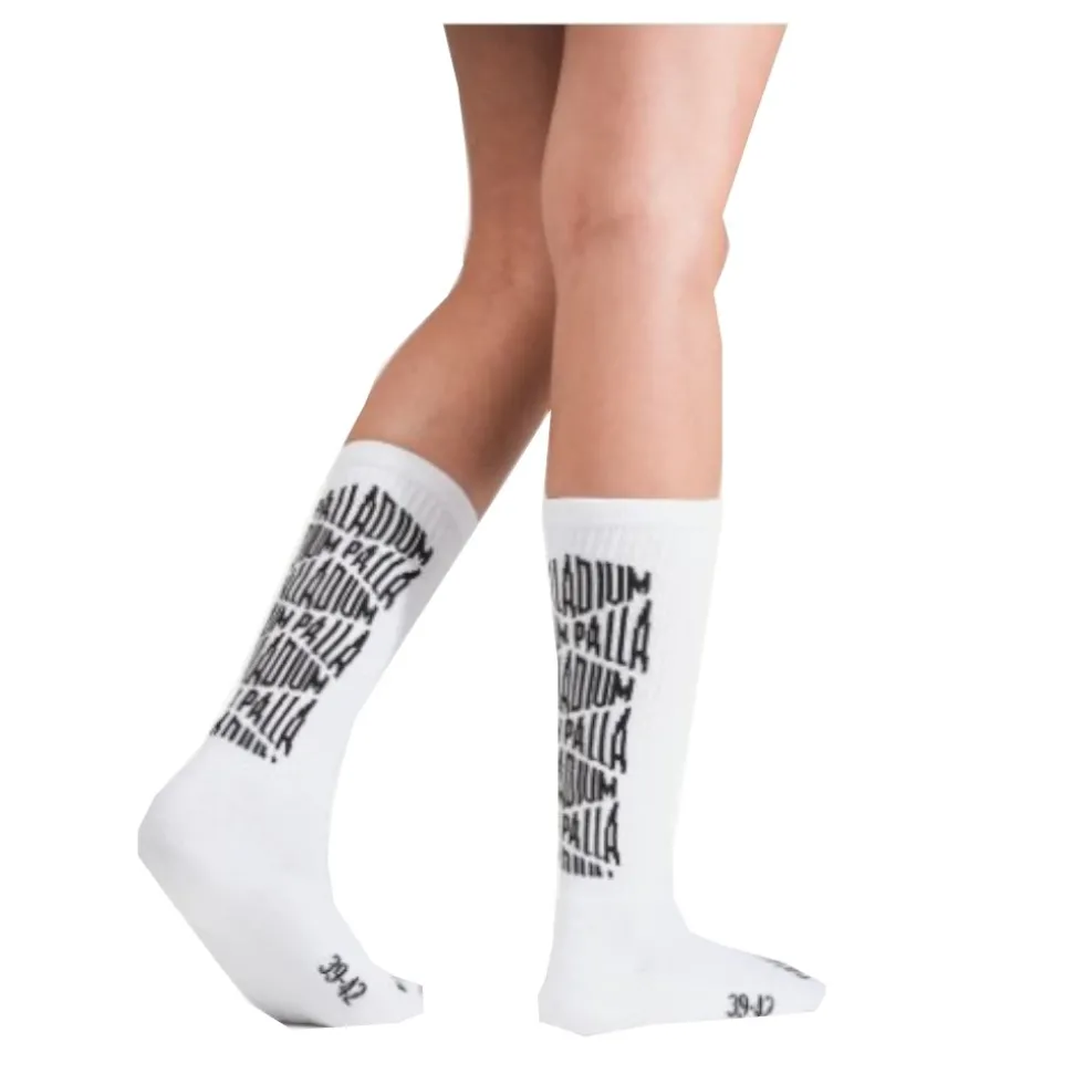 Skarpety Palladium JACQUARD MID SOCKS 2 White SX7385-100