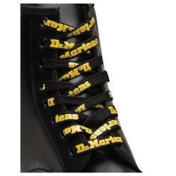 Sznurowadła Dr. Martens Czarno-Żółte Płaskie 140cm AC756017