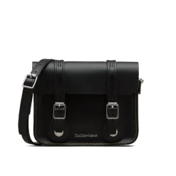 Torba na ramię Dr. Martens 7" LEATHER SATCHEL Black Kiev AB098001