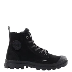 Trapery damskie Palladium PAMPA HI ZIP WL skórzane czarny 95982-010 Ocieplane