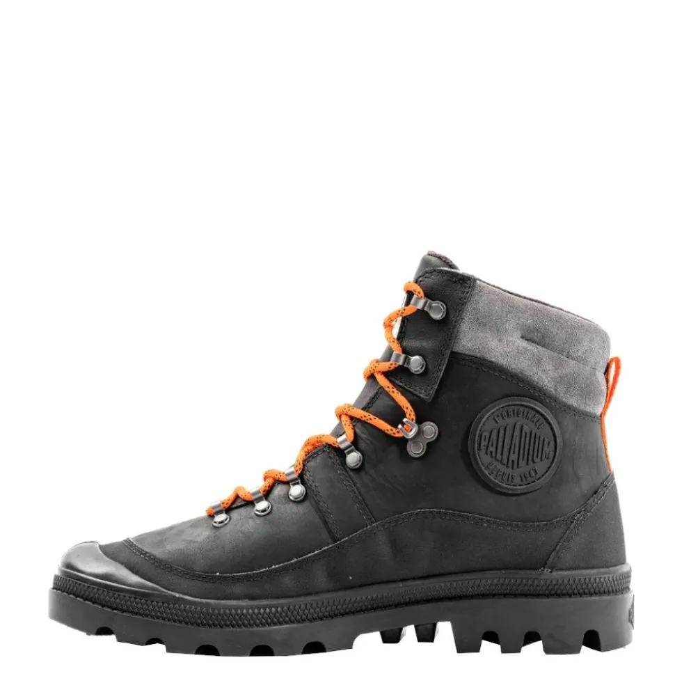 Trapery męskie Palladium PALLABROUSE HIKER WP+ skórzane czarny 08840-008