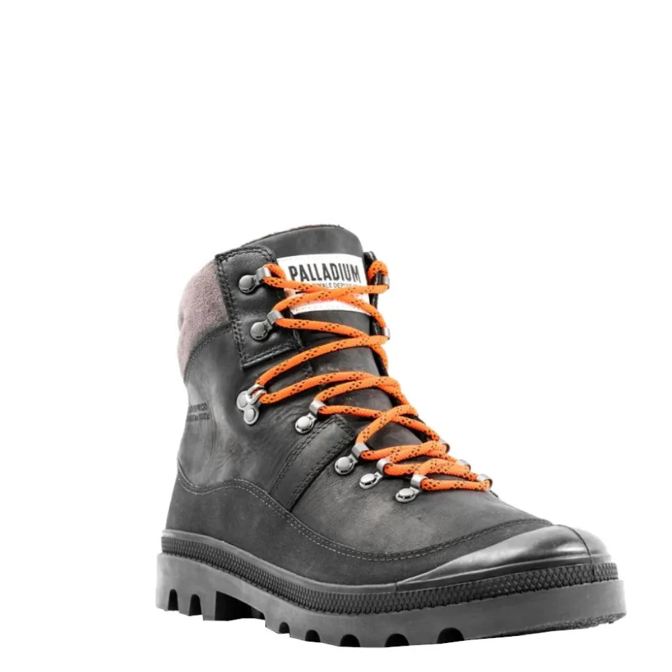 Trapery męskie Palladium PALLABROUSE HIKER WP+ skórzane czarny 08840-008