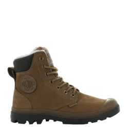 Trapery Palladium PAMPA SPORT CUFF WPS skórzane brązowy 72992-697 WATERPROOF Ocieplane