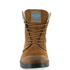 Trapery Palladium PAMPA SPORT CUFF WPS skórzane brązowy 72992-697 WATERPROOF Ocieplane