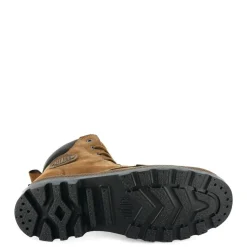 Trapery Palladium PAMPA SPORT CUFF WPS skórzane brązowy 72992-697 WATERPROOF Ocieplane