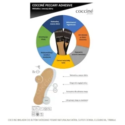 Wkładka Coccine PECCARY ADHESIVE Naturalna