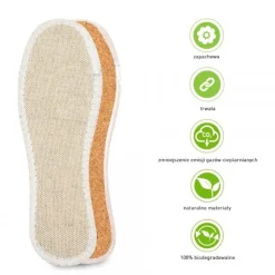 Wkładki Coccine ECO INSOLE 2 LINEN ON CORK